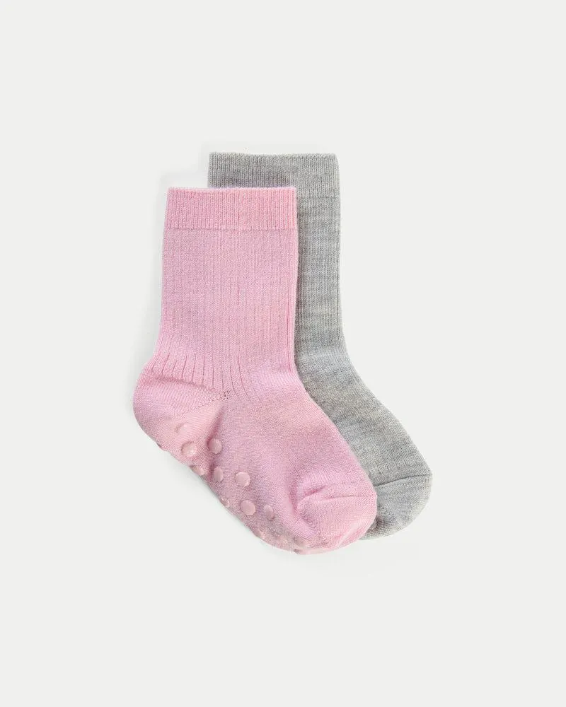 2-pack liukumattomat sukat