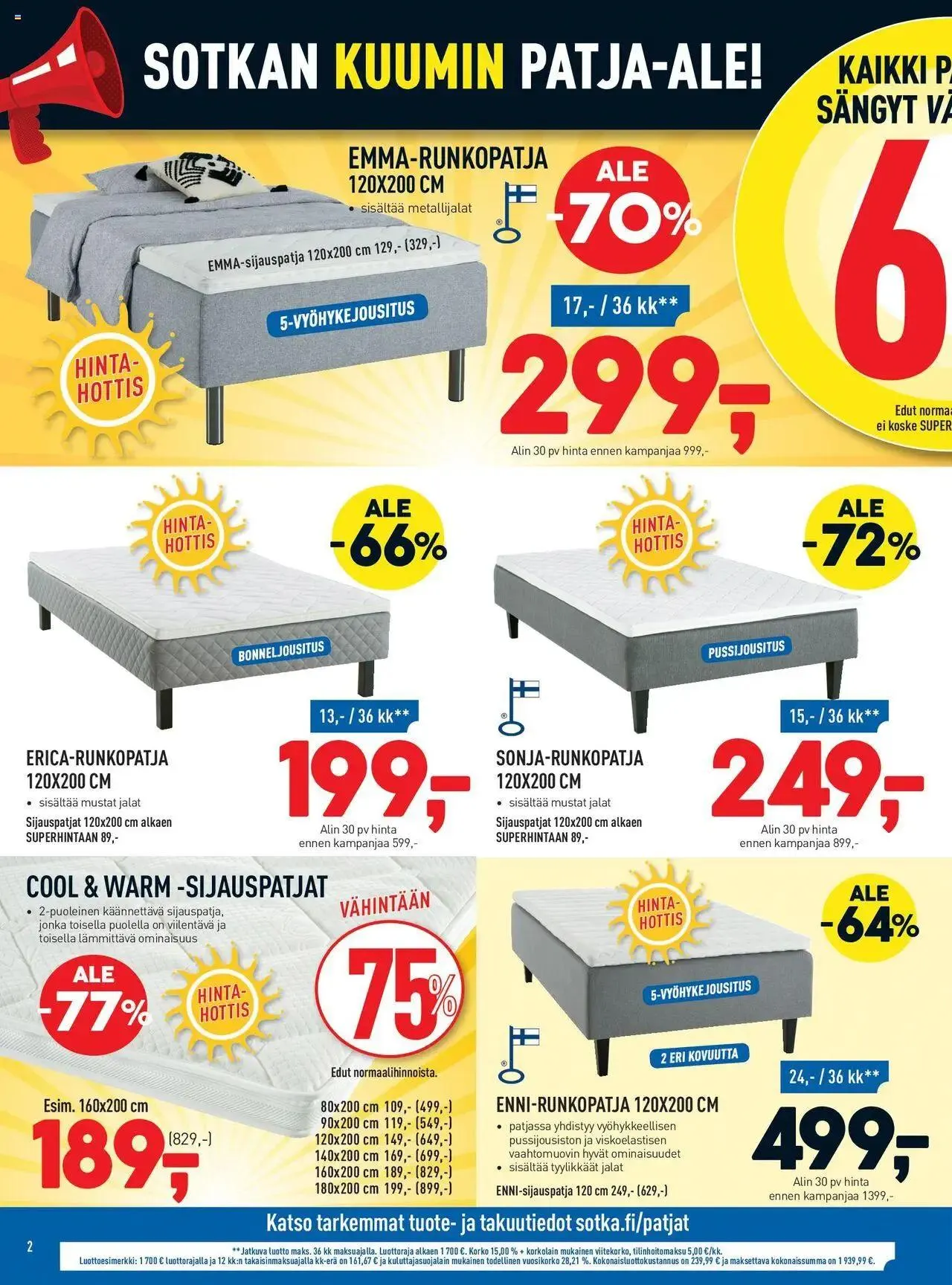 Sotka tarjoukset voimassa alkaen 17. heinäkuuta - 31. joulukuuta 2024 - Tarjouslehti sivu 2