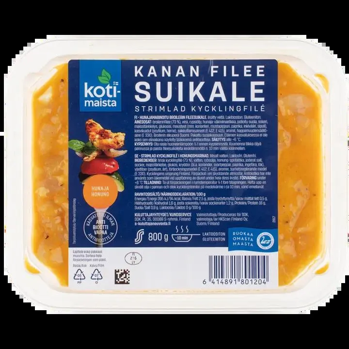 Kotimaista Kanan fileesuikale hunaja 800 g