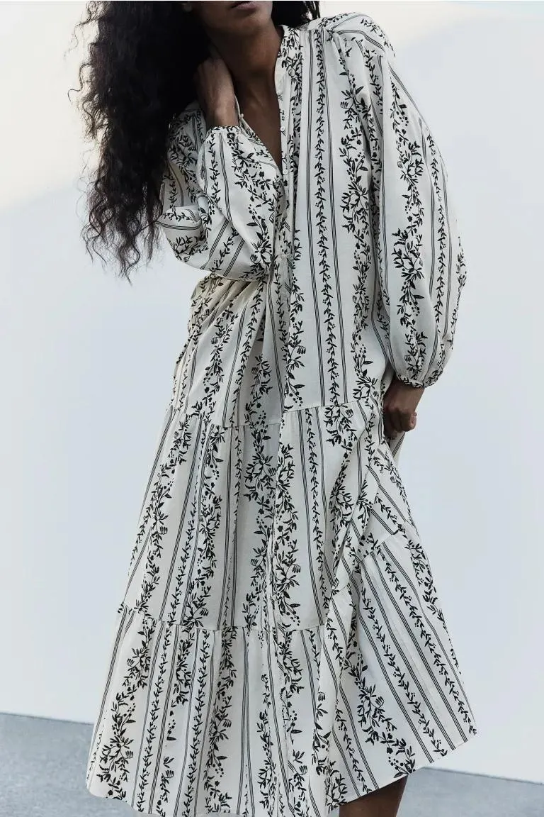 Tiered maxi dress