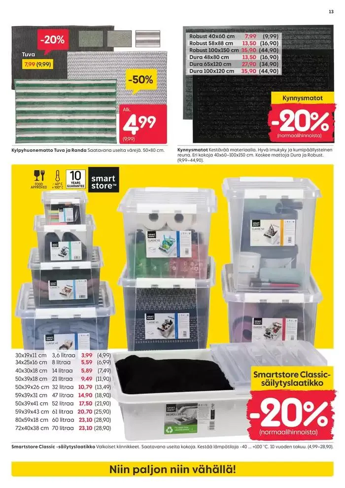 Rusta tarjoukset voimassa alkaen 11. lokakuuta - 25. lokakuuta 2024 - Tarjouslehti sivu 13