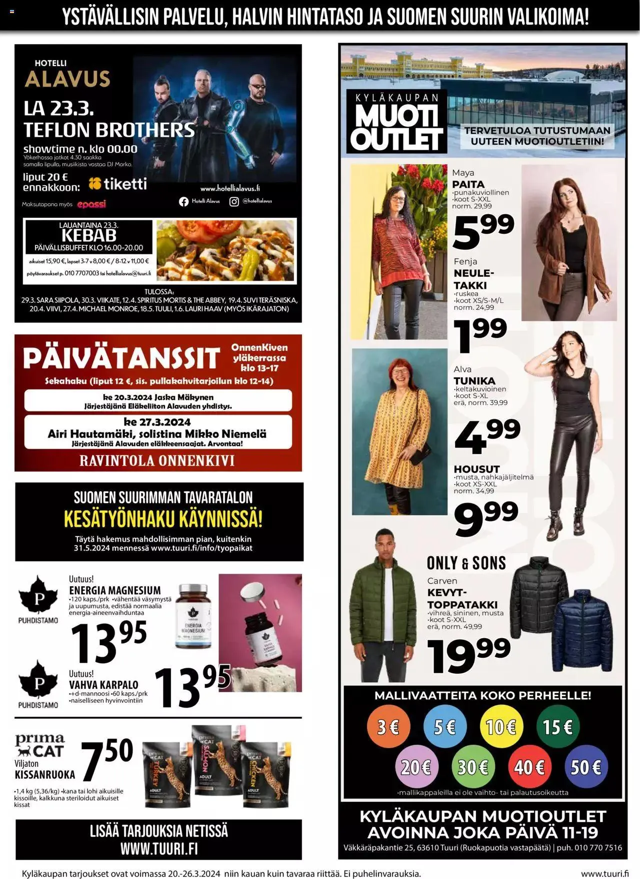 Tuuri tarjoukset voimassa alkaen 20. maaliskuuta - 26. maaliskuuta 2024 - Tarjouslehti sivu 5