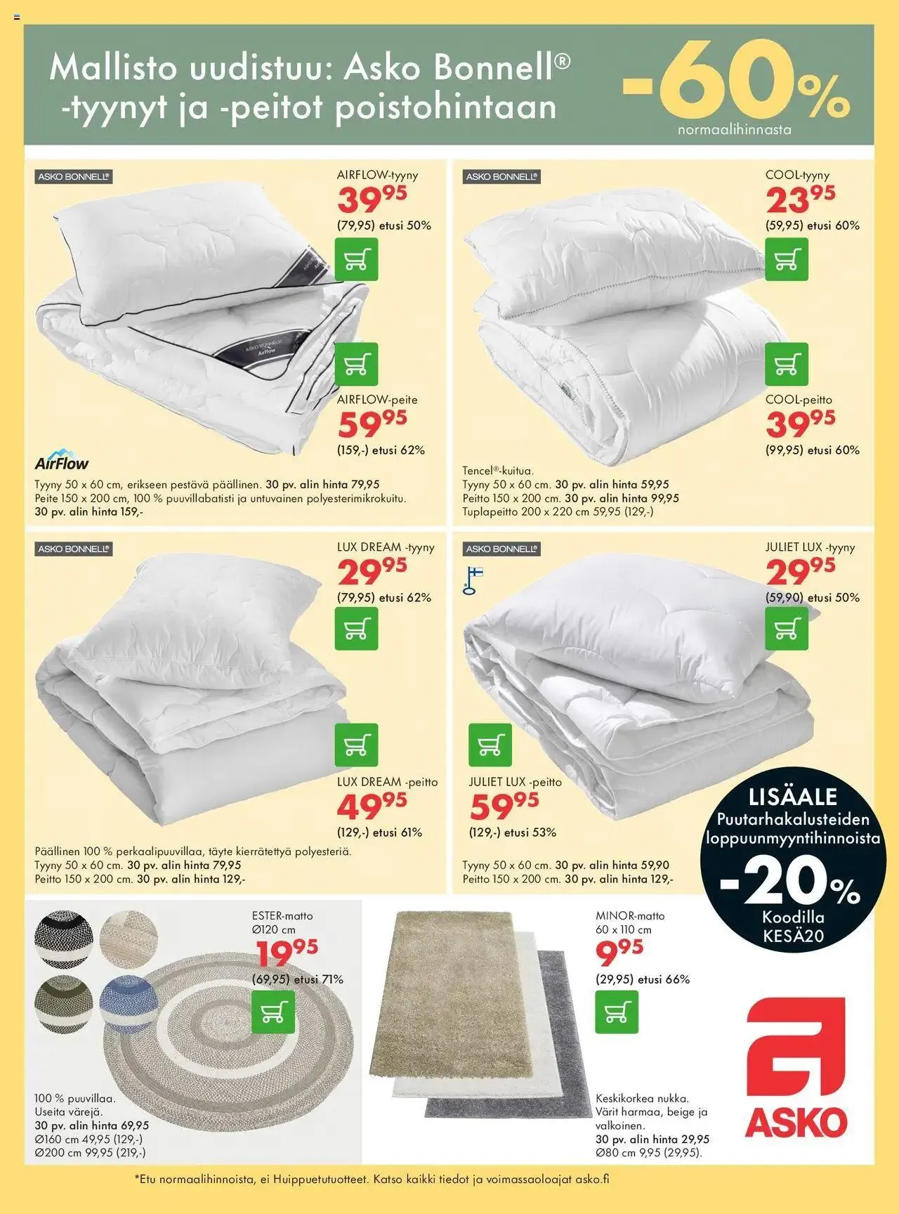 Asko tarjoukset voimassa alkaen 1. elokuuta - 31. joulukuuta 2024 - Tarjouslehti sivu 12