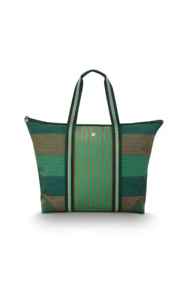Pip Studio laukku Tilda Large Stripe Green