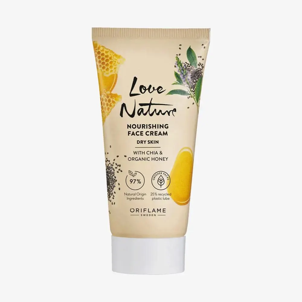 Love Nature Nourishing chia & organic honey -kasvovoide