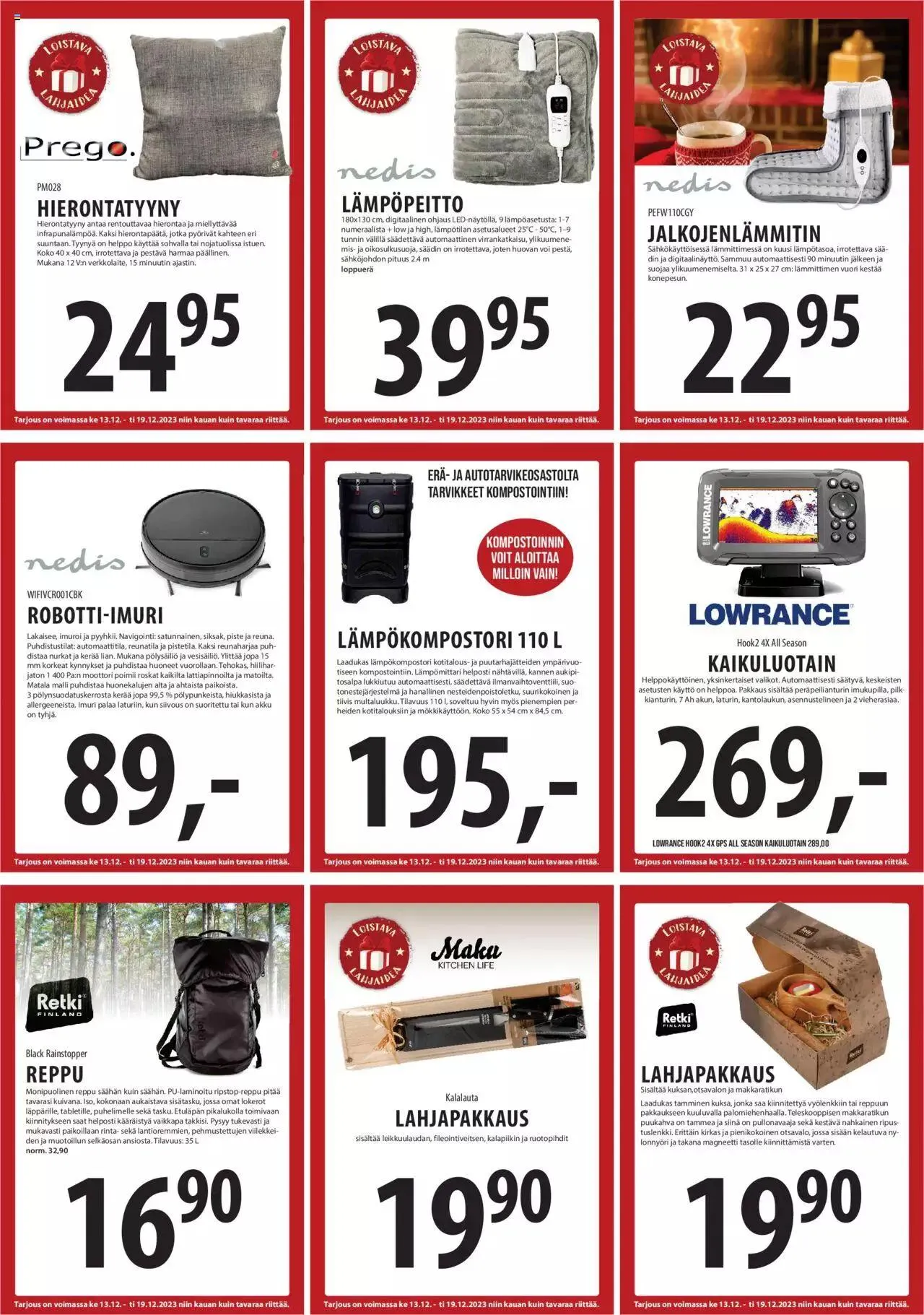 Tuuri tarjoukset voimassa alkaen 13. joulukuuta - 19. joulukuuta 2023 - Tarjouslehti sivu 25