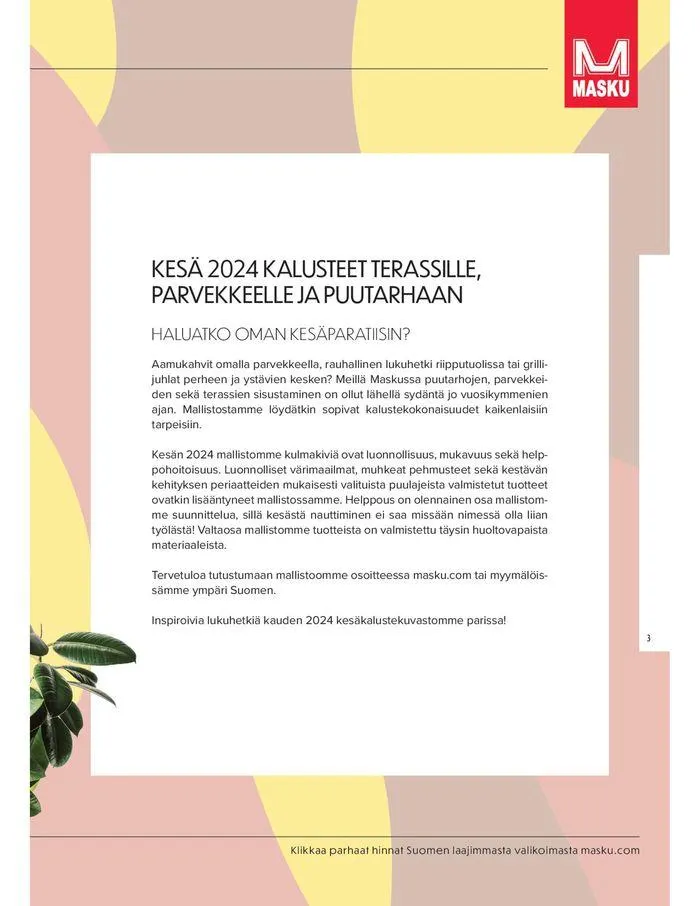 Kesa 2024 voimassa alkaen 20. maaliskuuta - 31. elokuuta 2024 - Tarjouslehti sivu 3