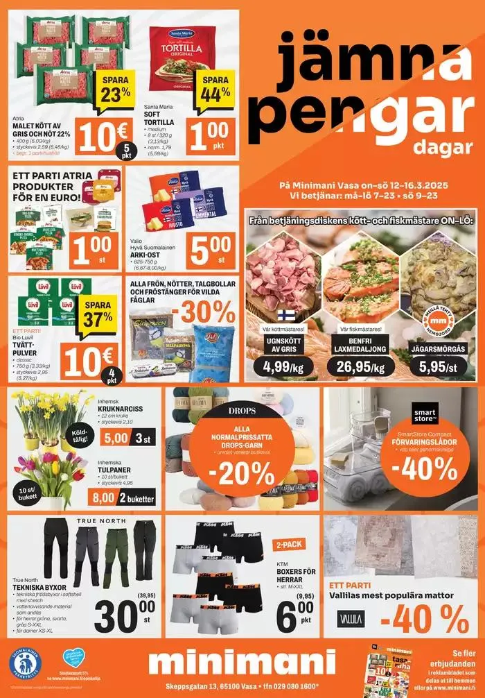 Ajankohtaiset erikoiskampanjat voimassa alkaen 12. maaliskuuta - 16. maaliskuuta 2025 - Tarjouslehti sivu 2