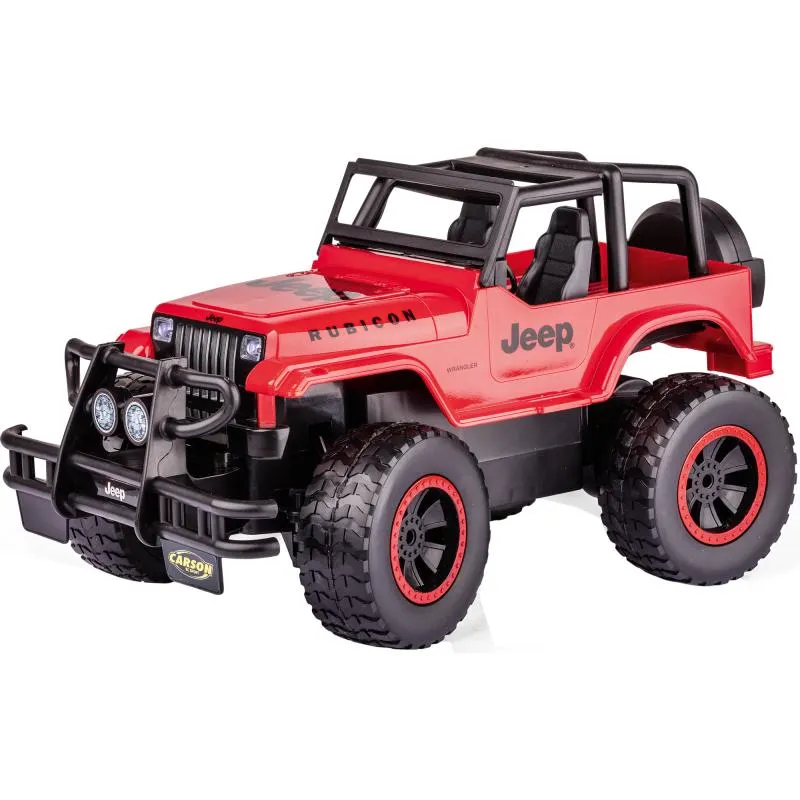 RC Auto Carson Jeep Wrangler 1:12 2,4 GHz 100 % RTR, punainen