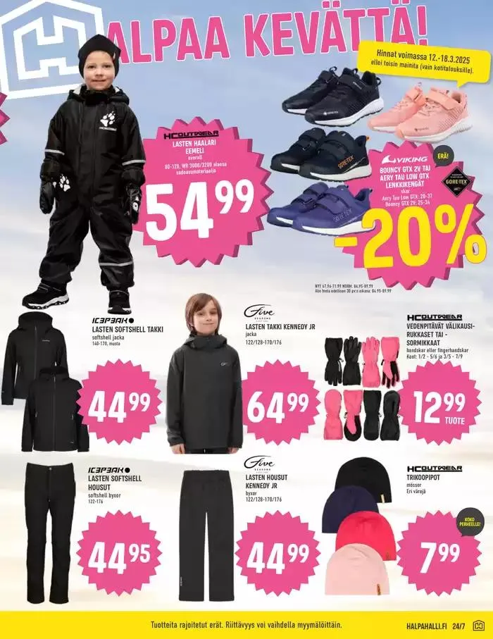 HalpaHalli tarjoukset voimassa alkaen 12. maaliskuuta - 18. maaliskuuta 2025 - Tarjouslehti sivu 9
