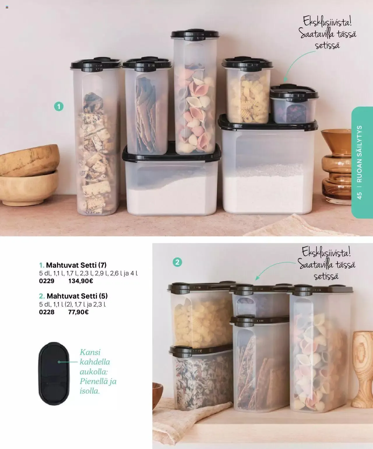 Tupperware - Kevät / Kesä 2023 voimassa alkaen 6. maaliskuuta - 31. joulukuuta 2023 - Tarjouslehti sivu 45