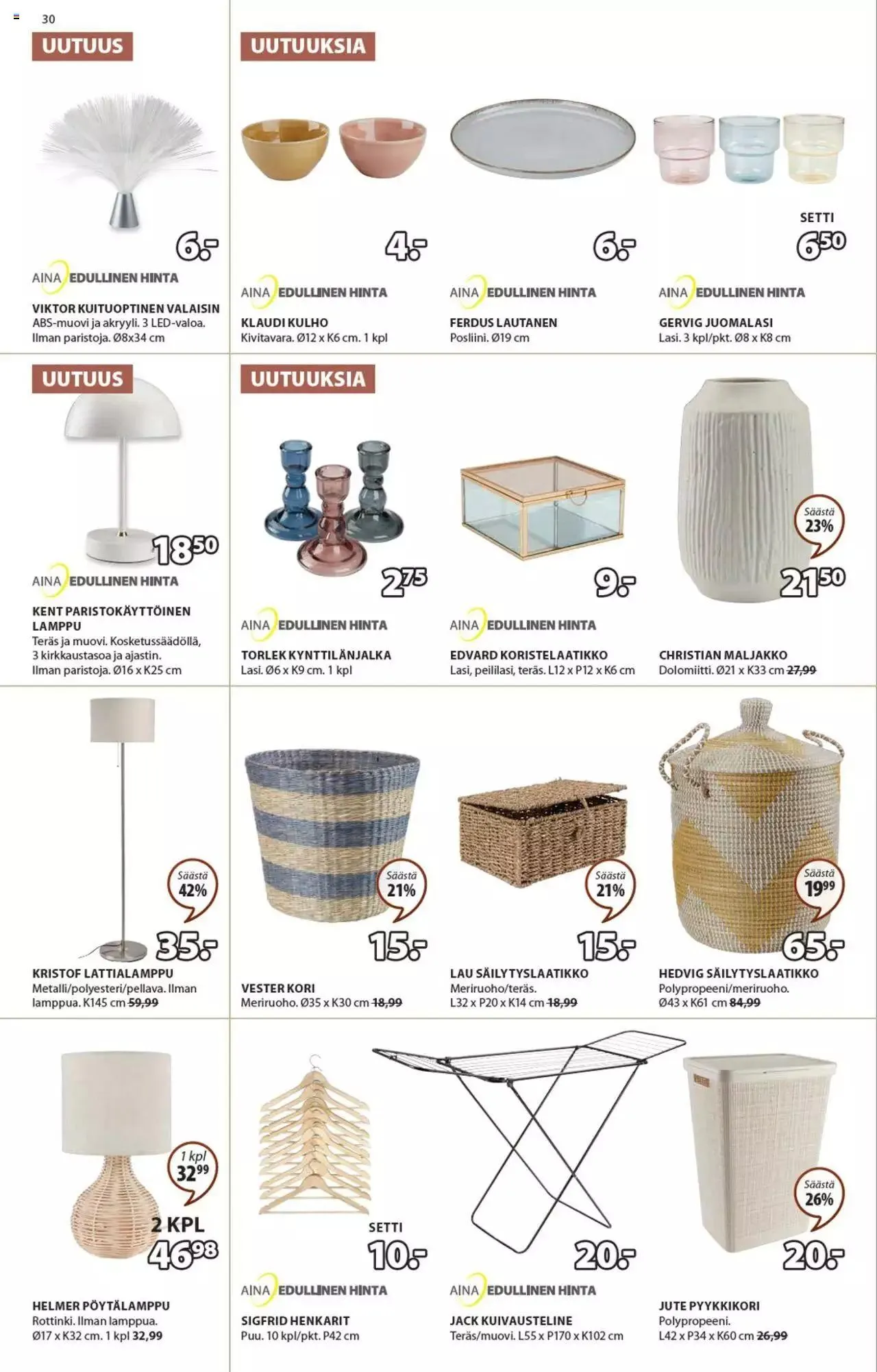 JYSK - Viikon tarjoukset voimassa alkaen 28. elokuuta - 31. joulukuuta 2023 - Tarjouslehti sivu 31