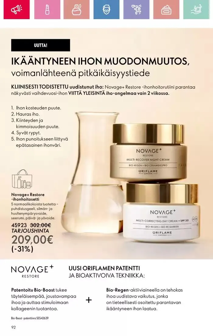 Oriflame tarjoukset voimassa alkaen 9. maaliskuuta - 29. maaliskuuta 2025 - Tarjouslehti sivu 92