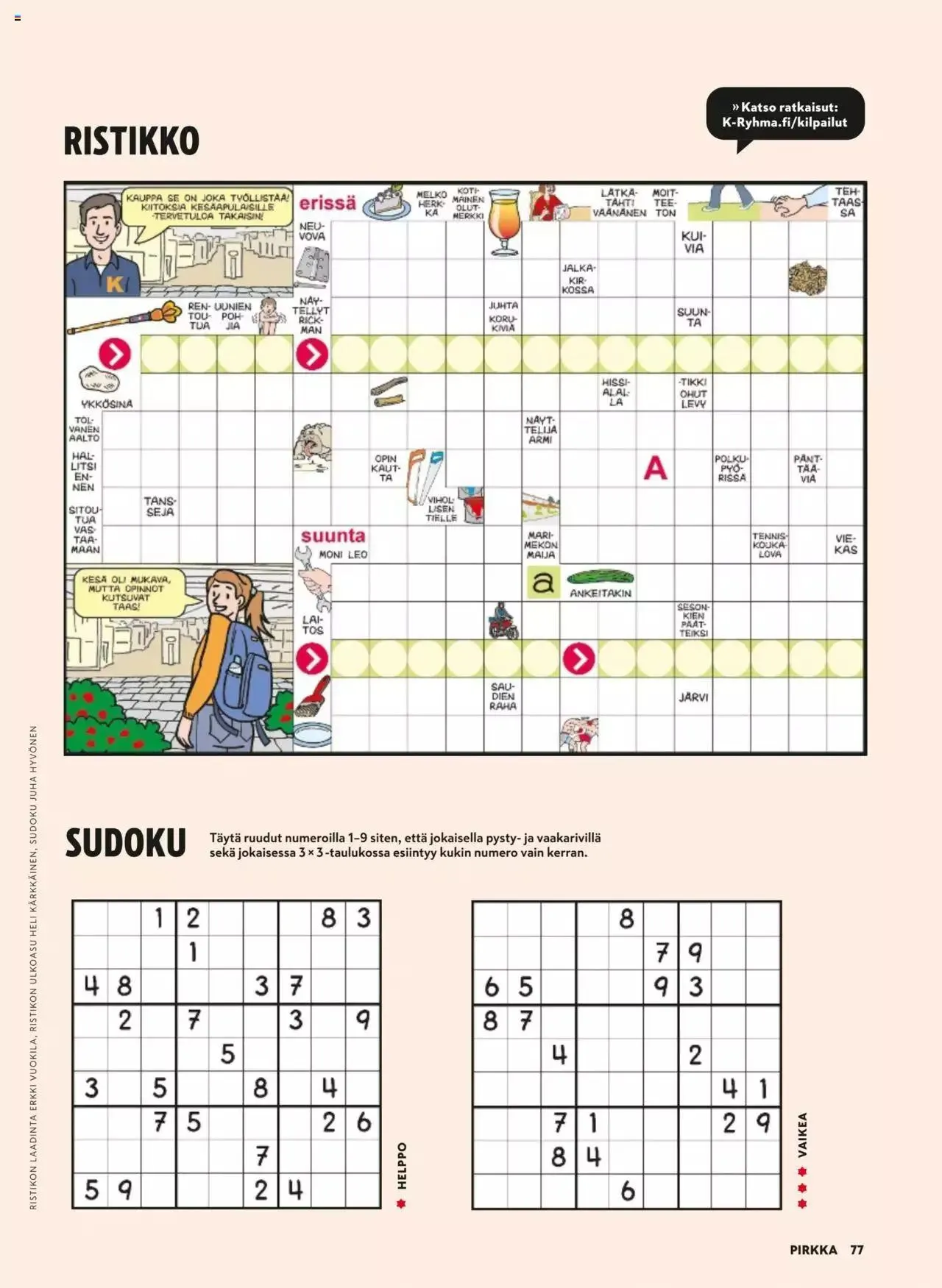K-Market tarjoukset Pirkka 9/2023 voimassa alkaen 30. elokuuta - 3. lokakuuta 2023 - Tarjouslehti sivu 77