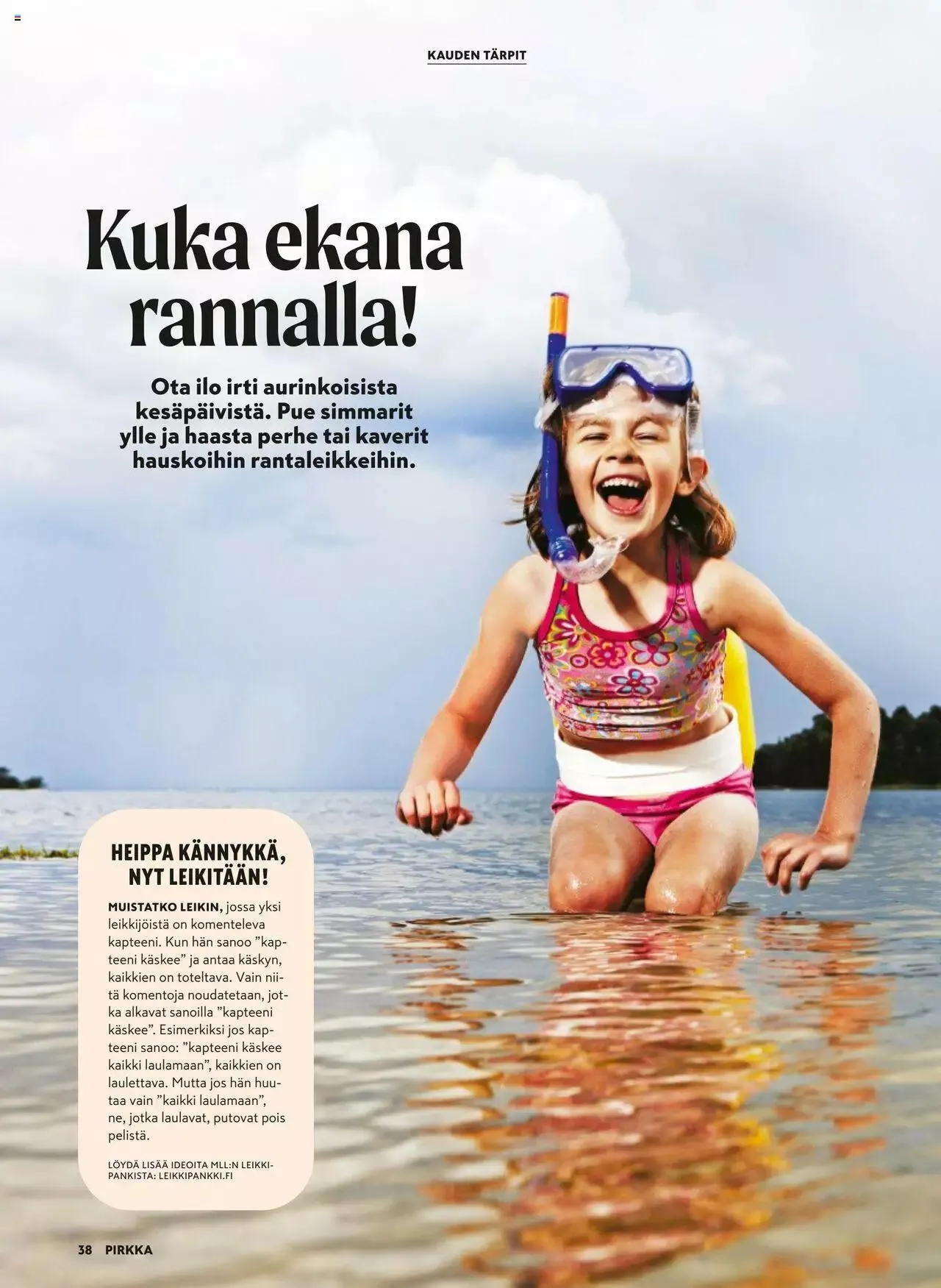 K-Market tarjoukset Pirkka 6–8/2023 voimassa alkaen 7. kesäkuuta - 29. elokuuta 2023 - Tarjouslehti sivu 38