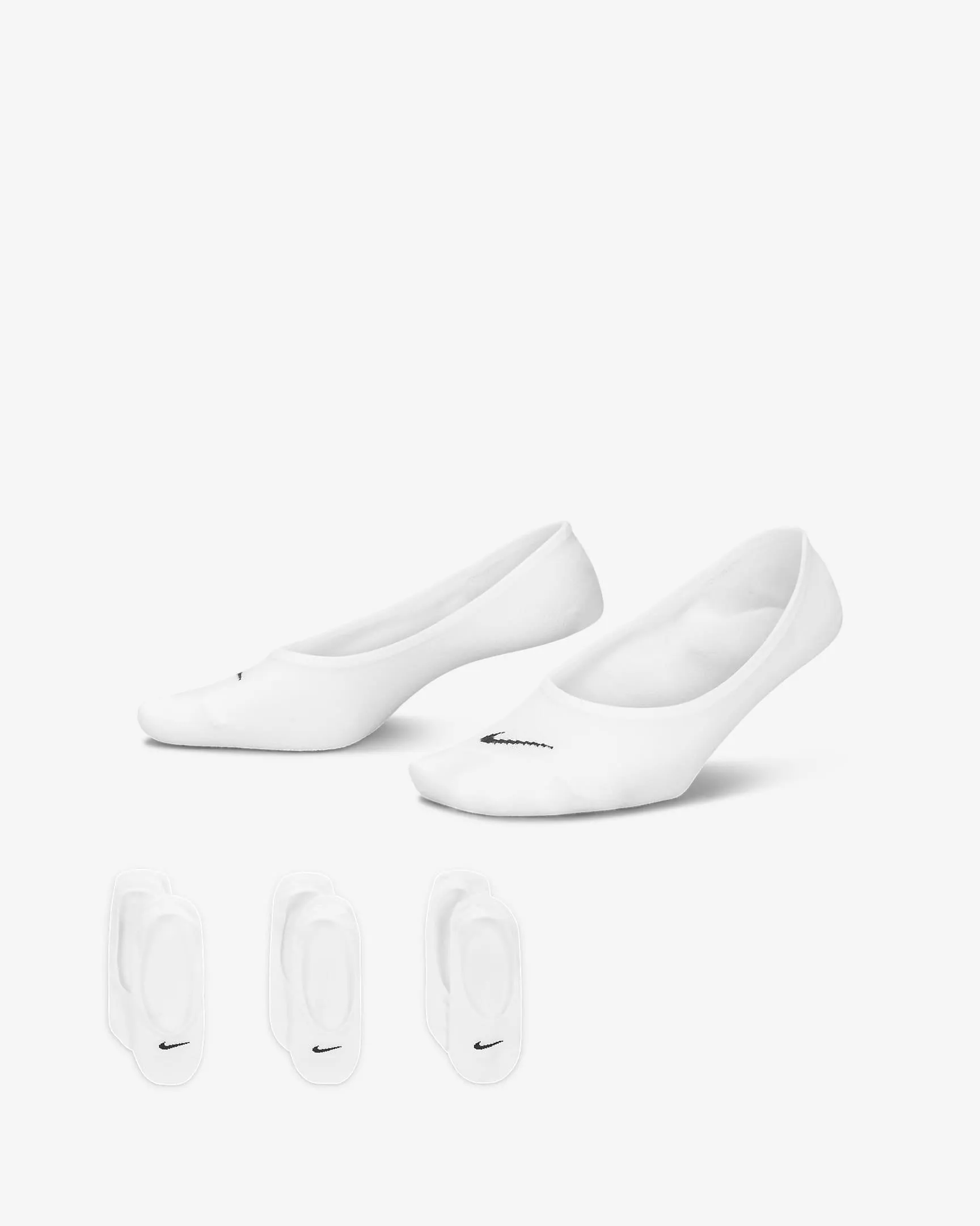 Women's Training Footie Socks (3 Pairs)