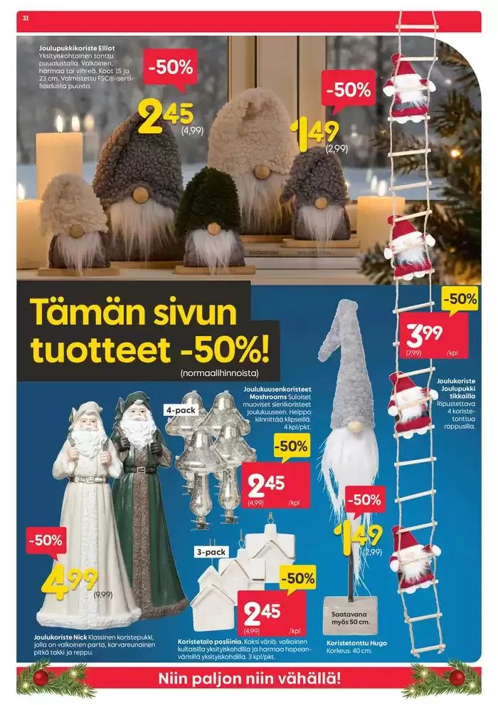 Black week voimassa alkaen 26. marraskuuta - 1. joulukuuta 2024 - Tarjouslehti sivu 30