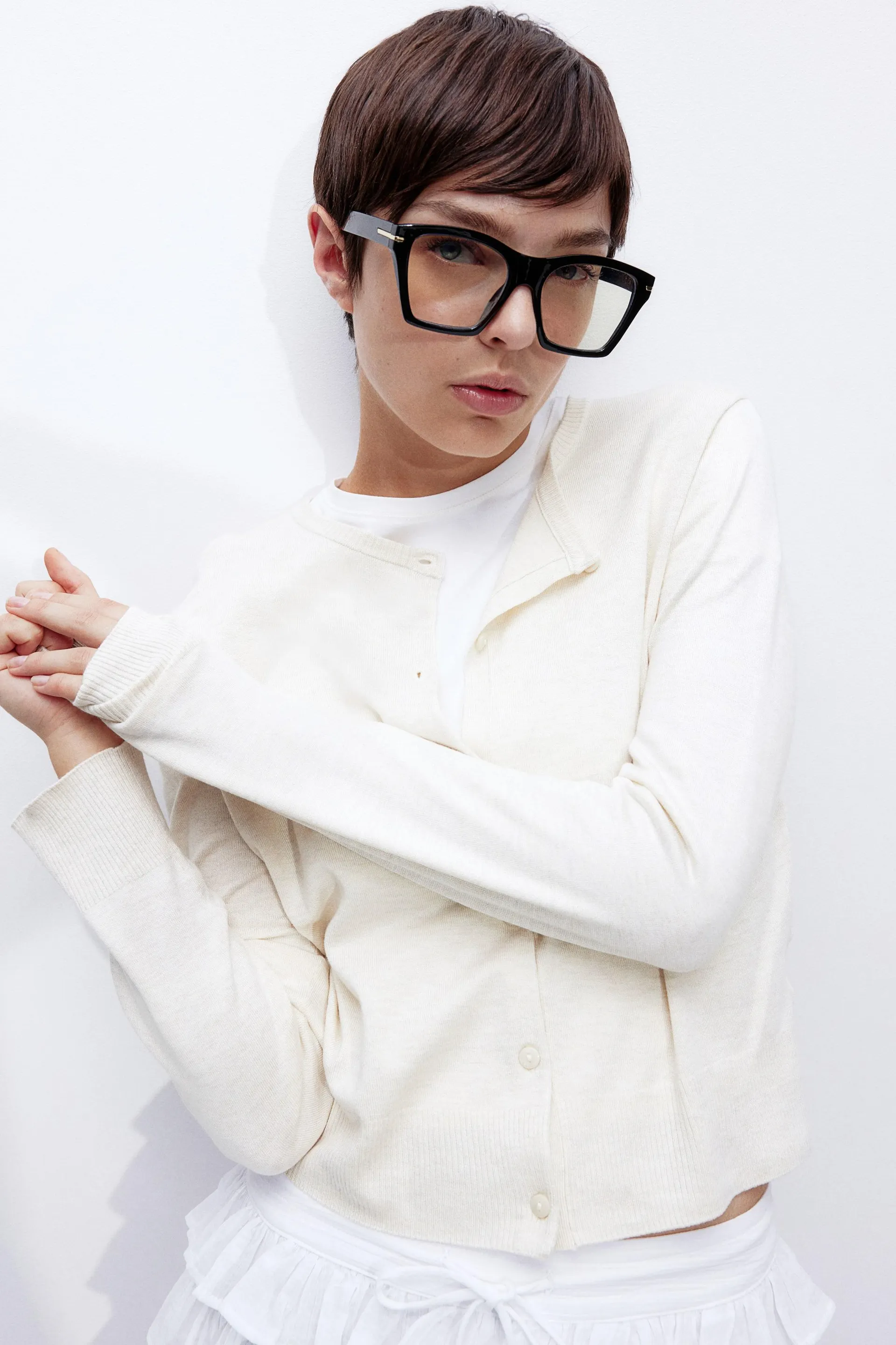 Tiheäneuloksinen takki