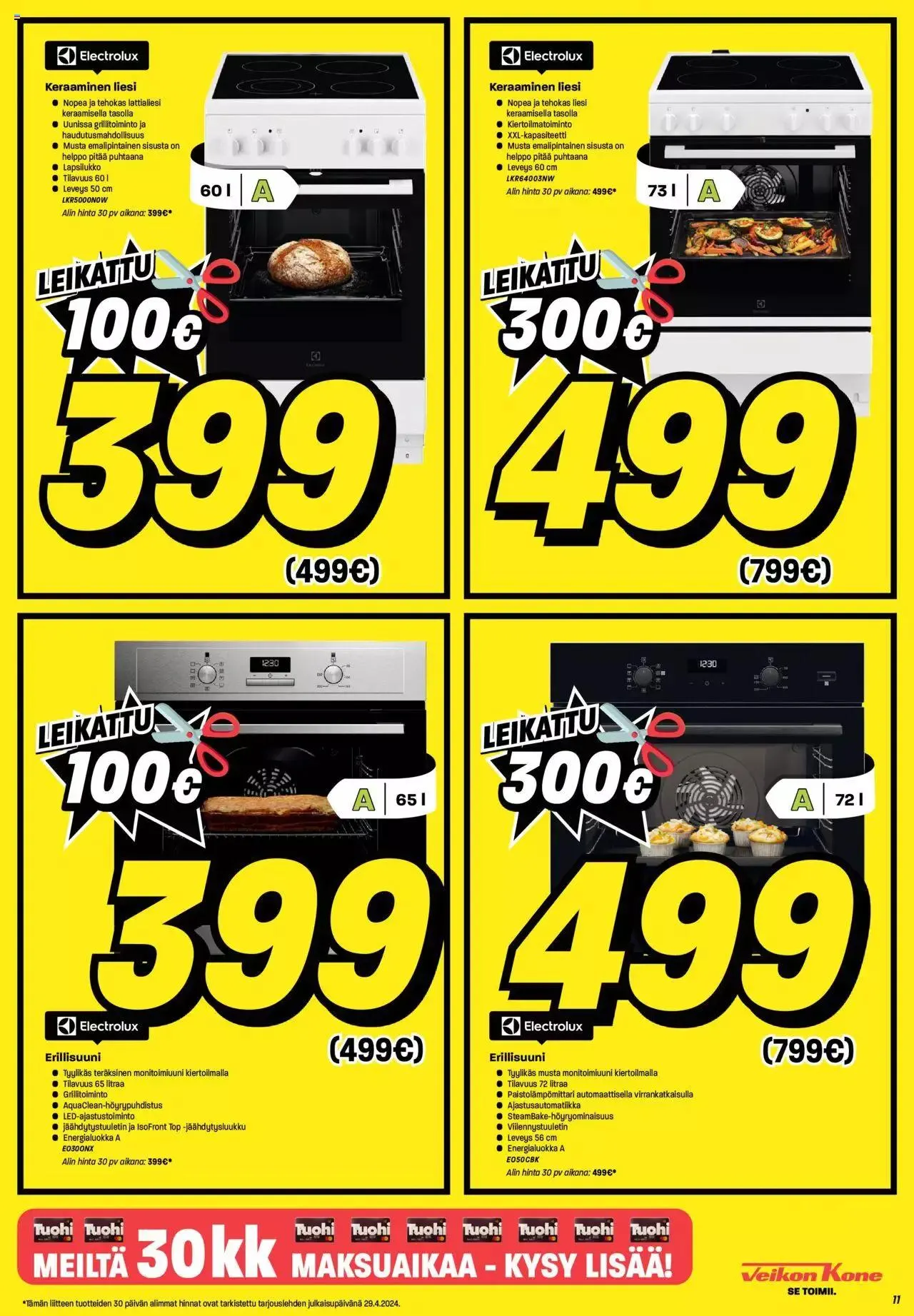Veikon Kone tarjoukset voimassa alkaen 29. huhtikuuta - 5. toukokuuta 2024 - Tarjouslehti sivu 11