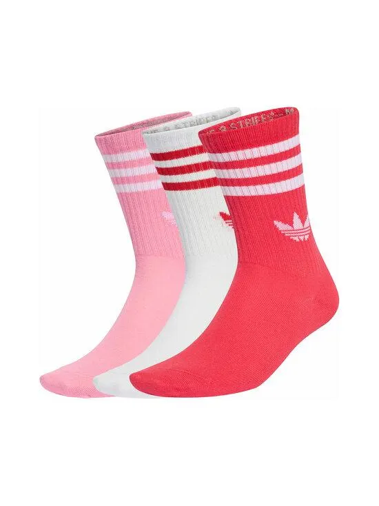 3 Stripes Crew -sukat 3-pack