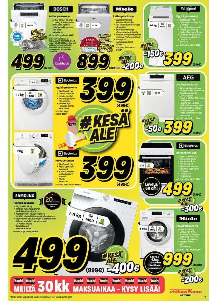 #Kesa ale voimassa alkaen 18. kesäkuuta - 23. kesäkuuta 2024 - Tarjouslehti sivu 3