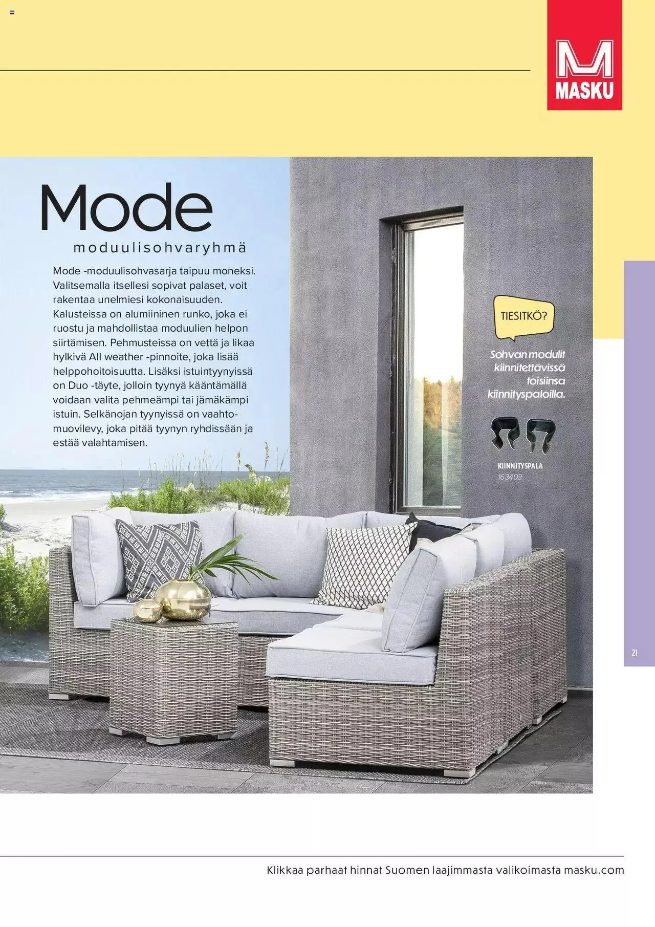 Masku tarjoukset - KESÄ 2024 voimassa alkaen 1. huhtikuuta - 31. joulukuuta 2024 - Tarjouslehti sivu 21