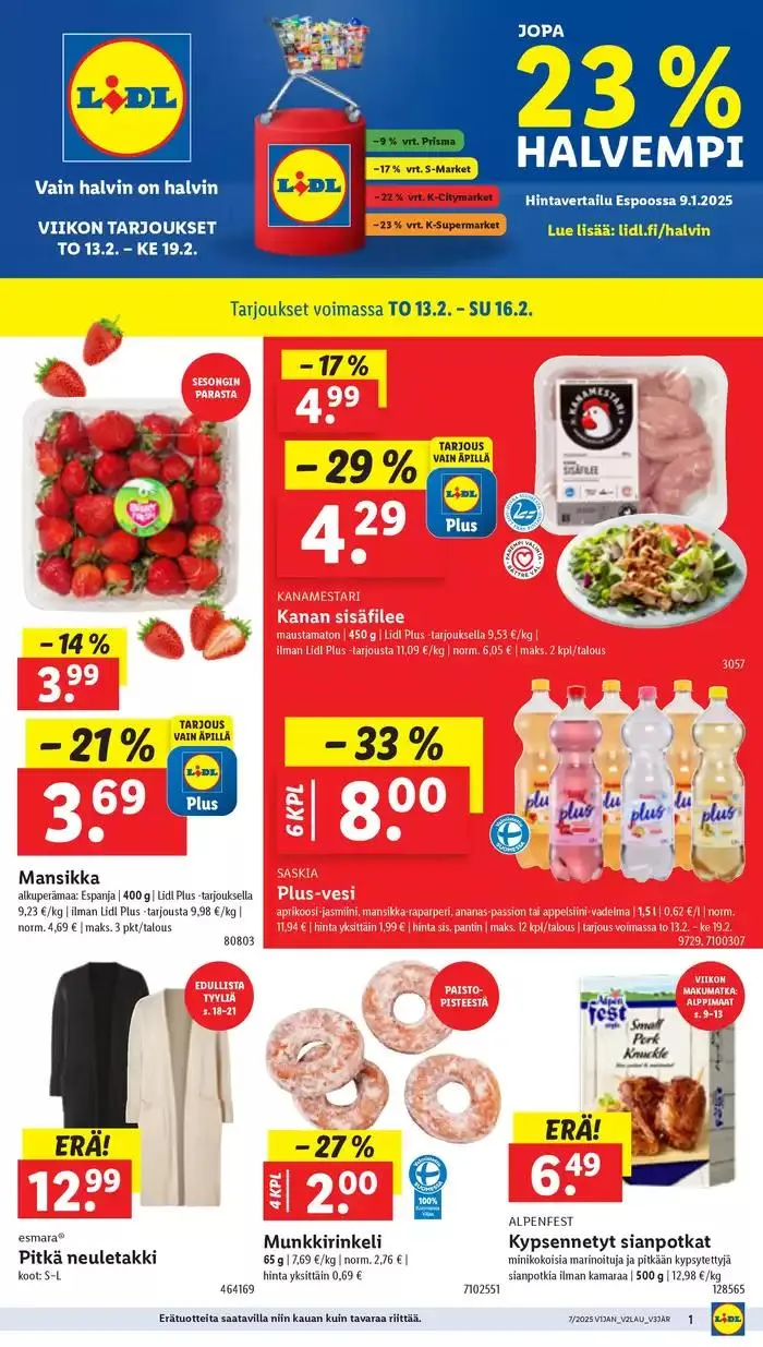 Ajankohtaisia löytöjä ja tarjouksia - 1