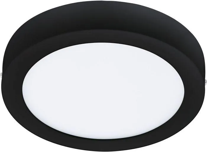 LED-älyplafondi Eglo Connect.z Fueva 16,5W Musta ⌀21 cm