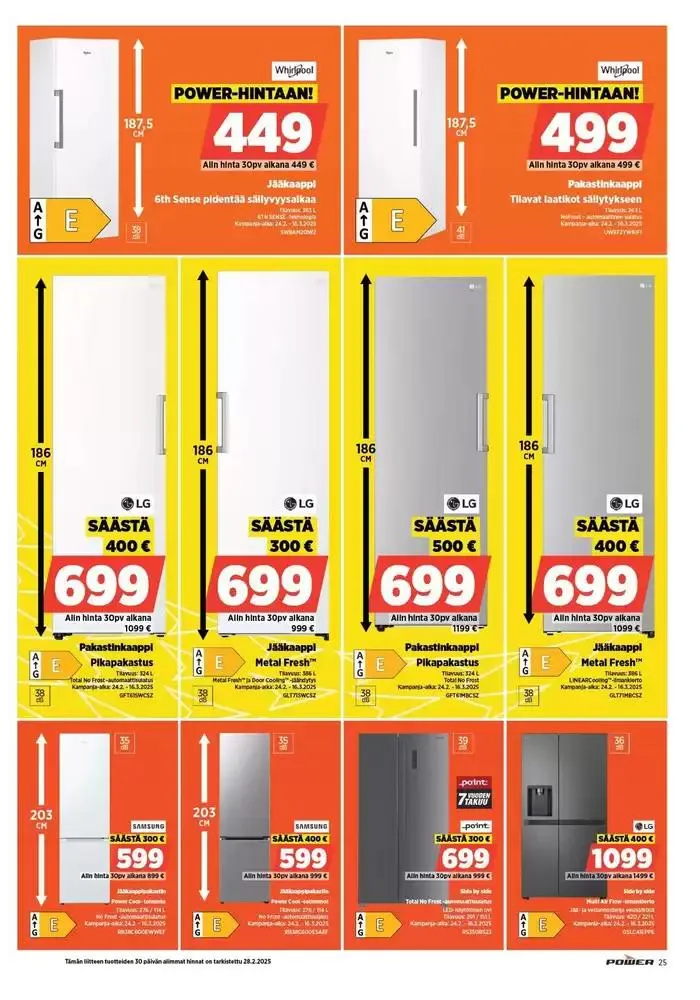 Power tarjoukset voimassa alkaen 30. joulukuuta - 16. maaliskuuta 2025 - Tarjouslehti sivu 29