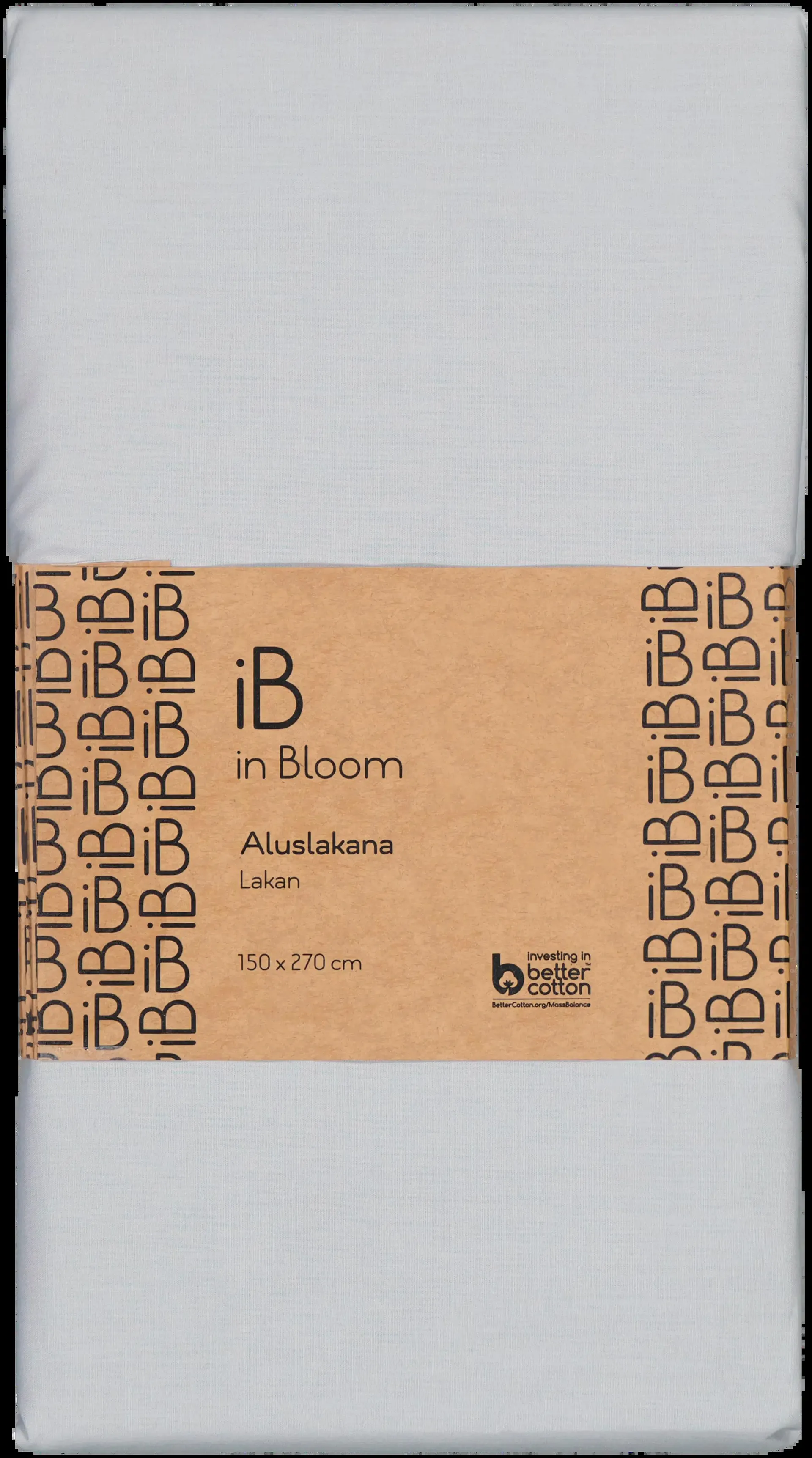 in Bloom aluslakana perkaali 150x270cm harmaa