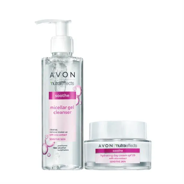 Nutra Effects SOOTHE -kasvohoitosetti herkälle iholle