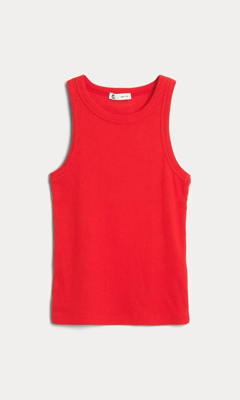 Singlet -toppi puuvillaa