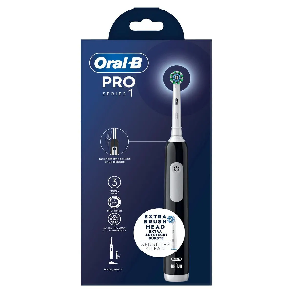 Oral-B Pro Series 1 Sähköhammasharja, 3 harjaustilaa