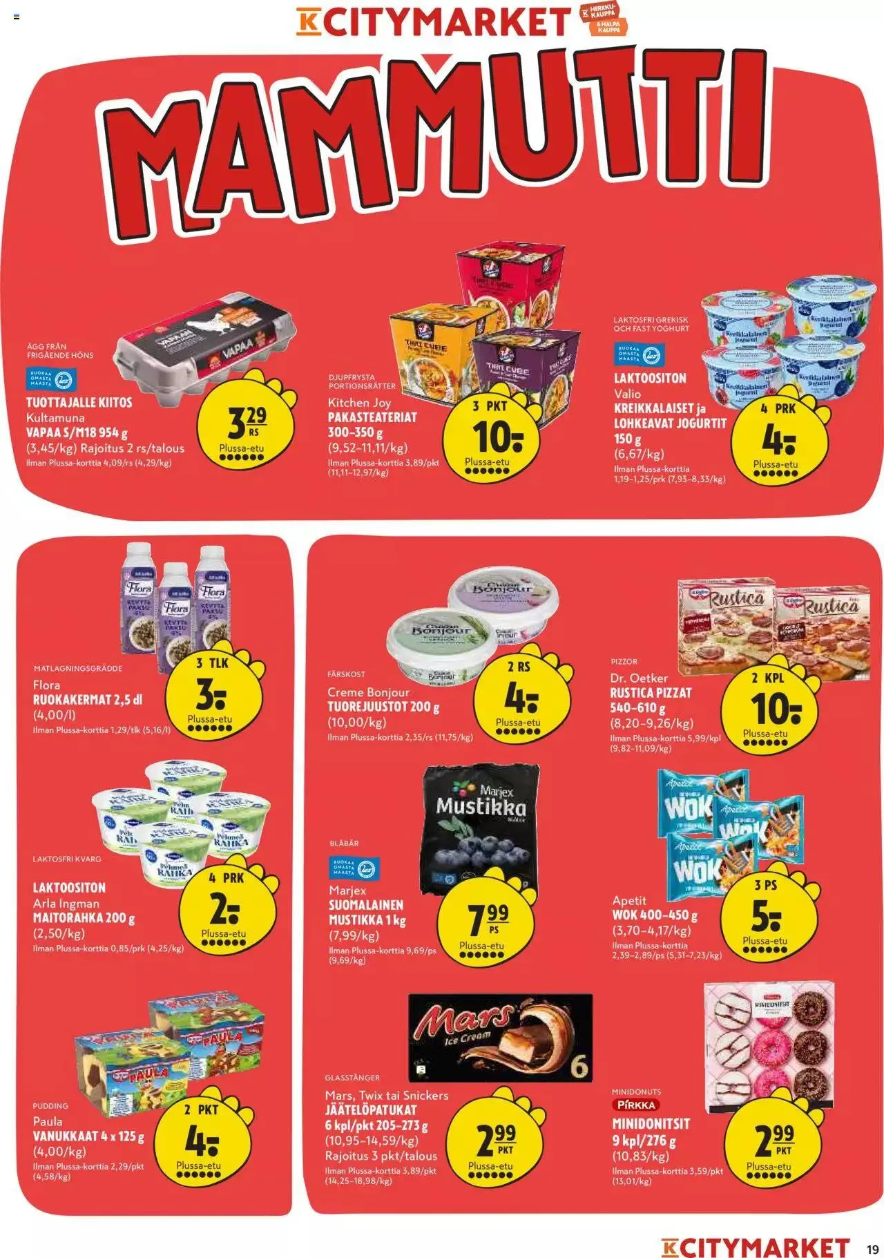 K-Citymarket - Tarjoukset voimassa alkaen 12. lokakuuta - 22. lokakuuta 2023 - Tarjouslehti sivu 19
