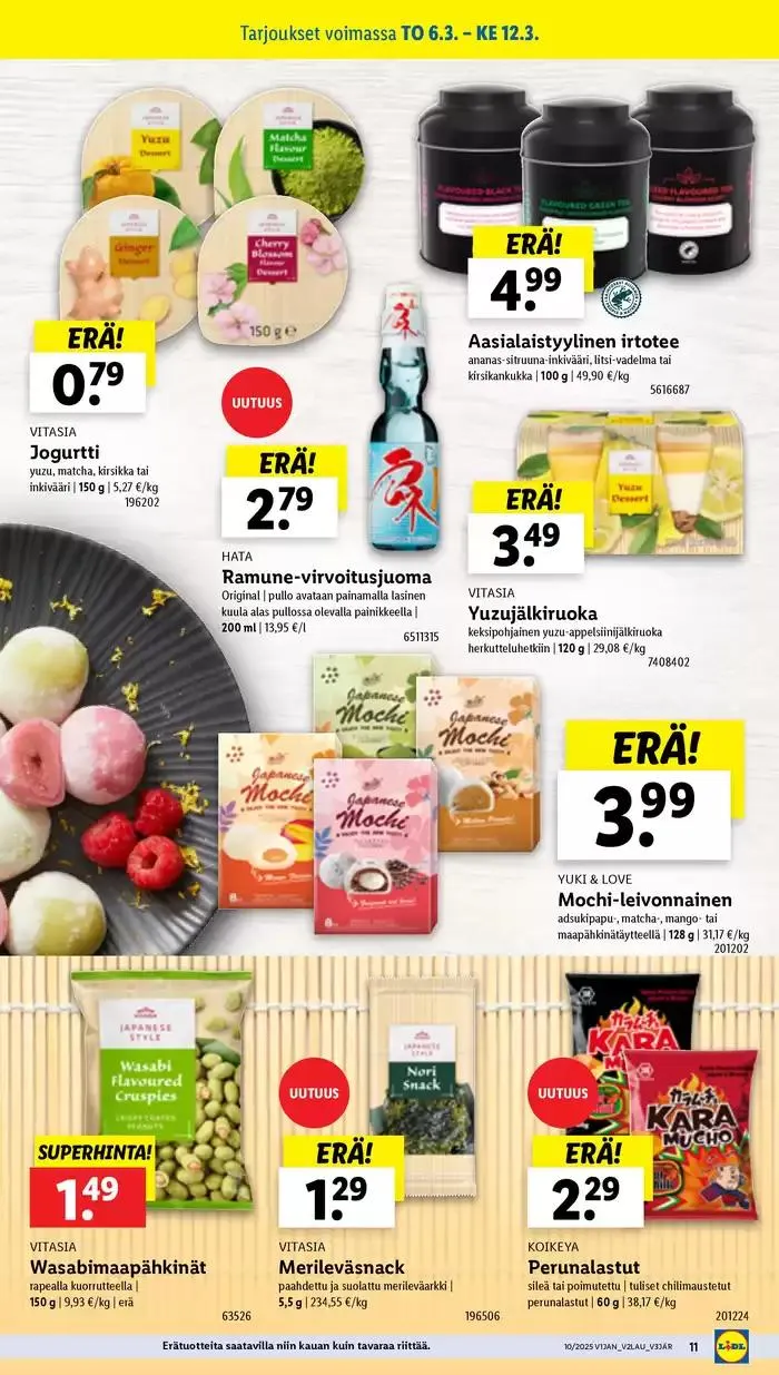 Houkuttelevia erikoistarjouksia kaikille voimassa alkaen 3. maaliskuuta - 12. maaliskuuta 2025 - Tarjouslehti sivu 13