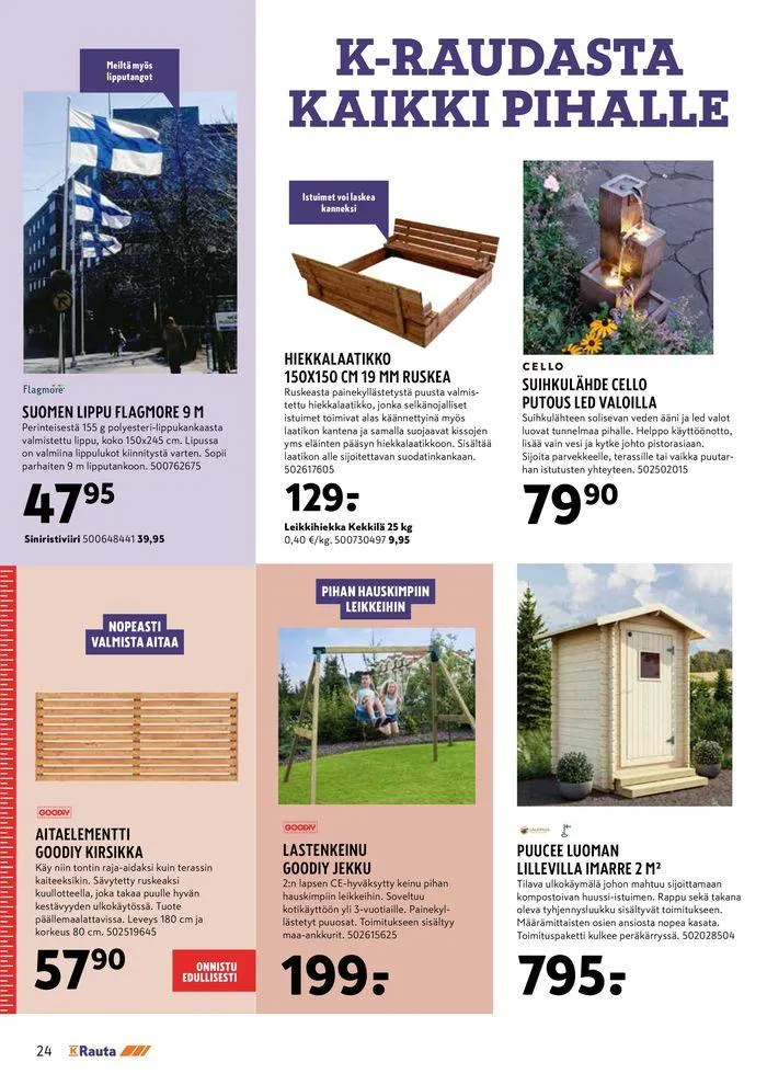 Autta alkuun ja eteenpain voimassa alkaen 24. toukokuuta - 4. kesäkuuta 2024 - Tarjouslehti sivu 24