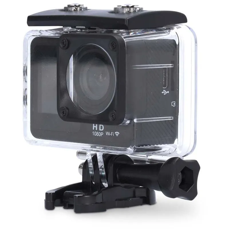 Action-kamera kaksoisnäytöllä Nedis 1080p 30 fps