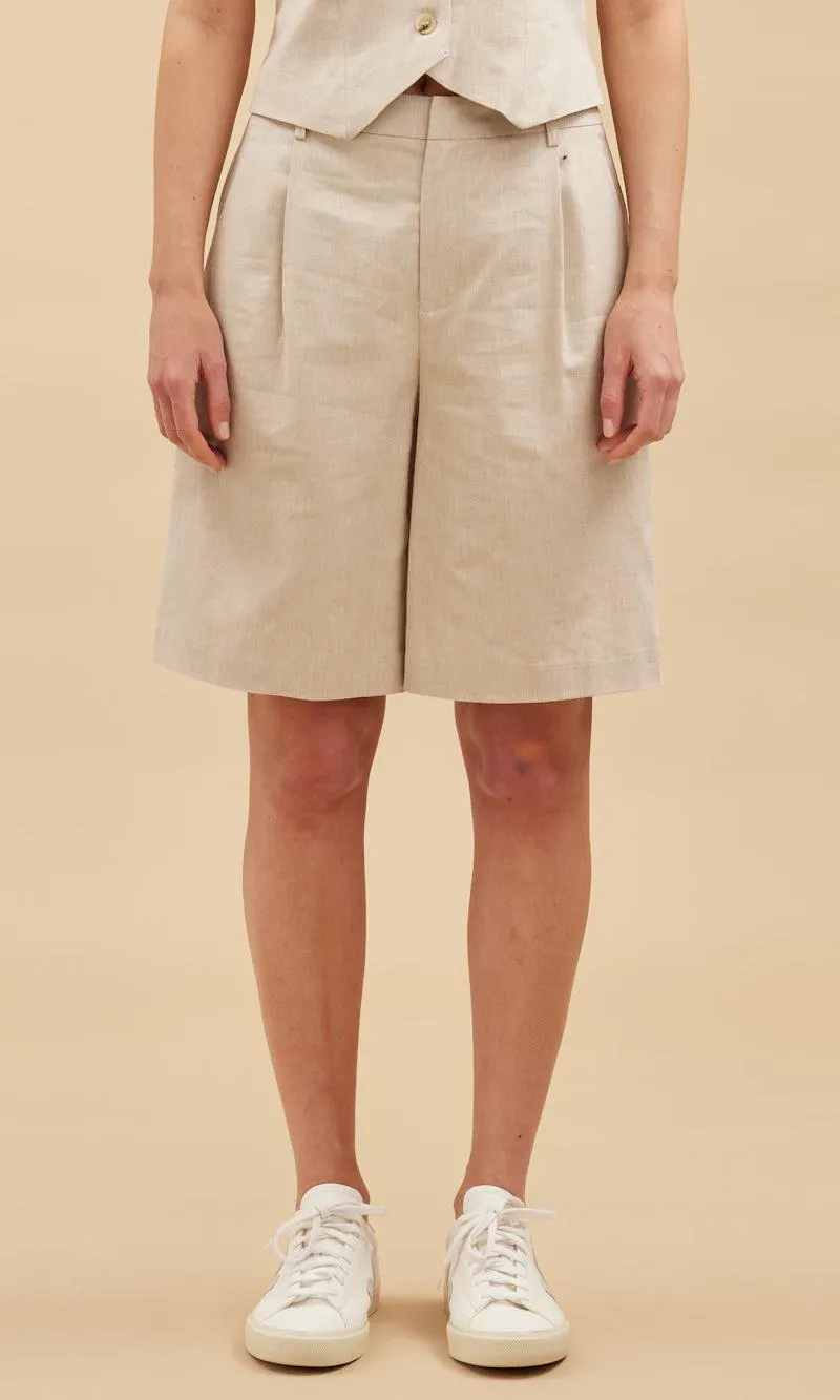 Shorts i linblanding