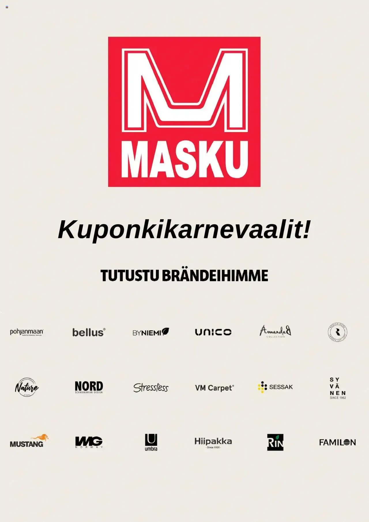 Masku tarjoukset - 0
