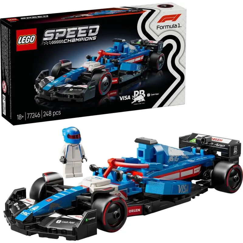 LEGO Speed Champions 77246 Visa Cash App RB VCARB 01 F1® ‑kilpa-auto