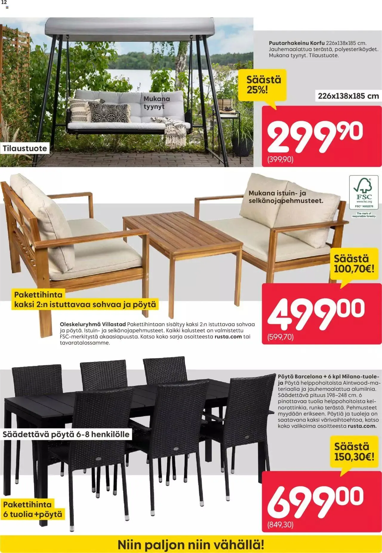 Rusta tarjoukset voimassa alkaen 27. toukokuuta - 2. kesäkuuta 2024 - Tarjouslehti sivu 12