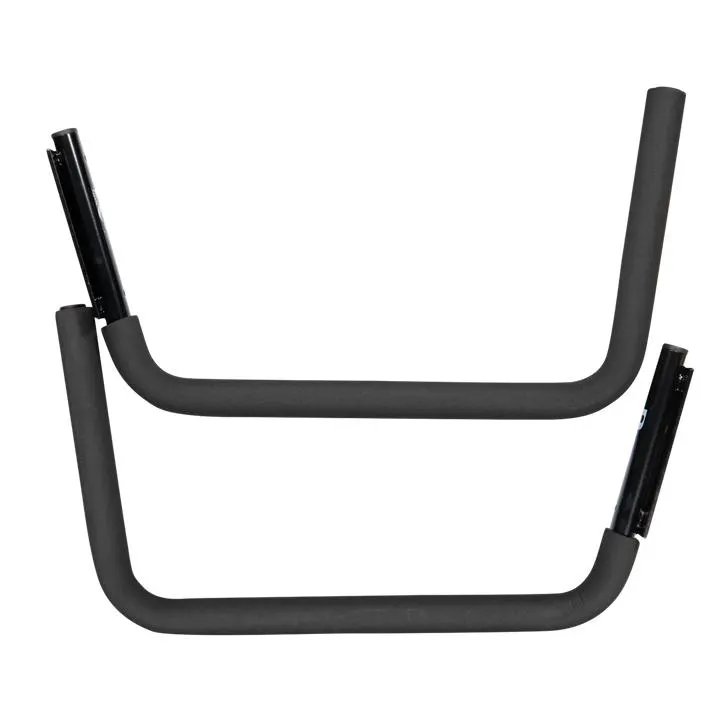 Seinäkiinnitteinen kajakkiteline, Musta