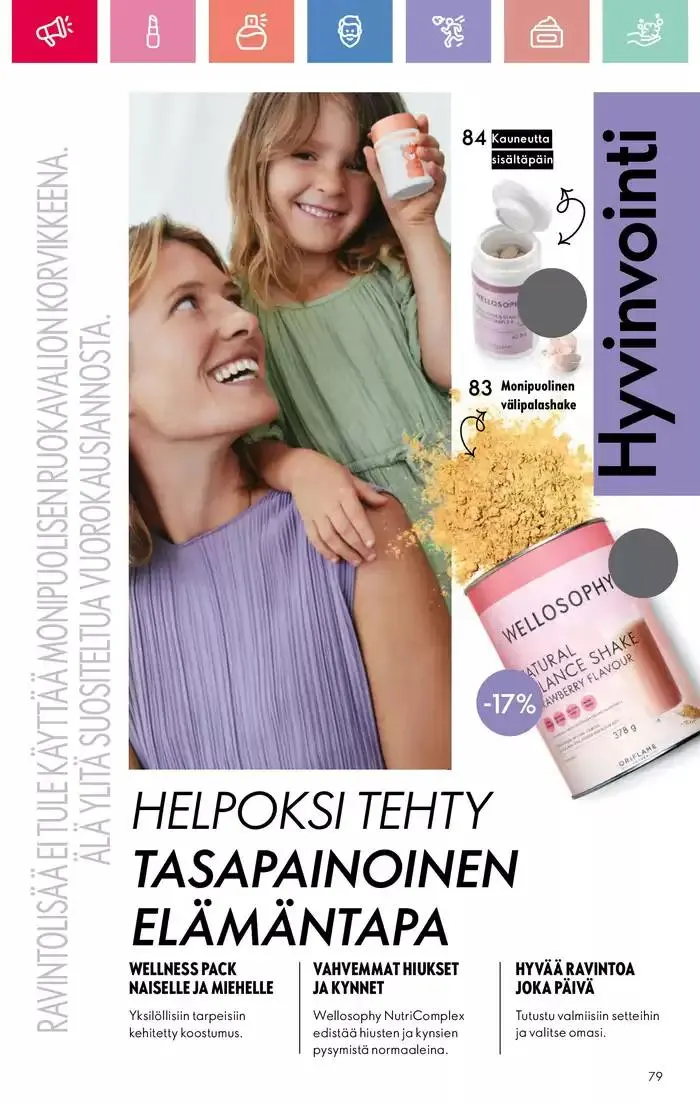 Oriflame tarjoukset voimassa alkaen 9. maaliskuuta - 29. maaliskuuta 2025 - Tarjouslehti sivu 79