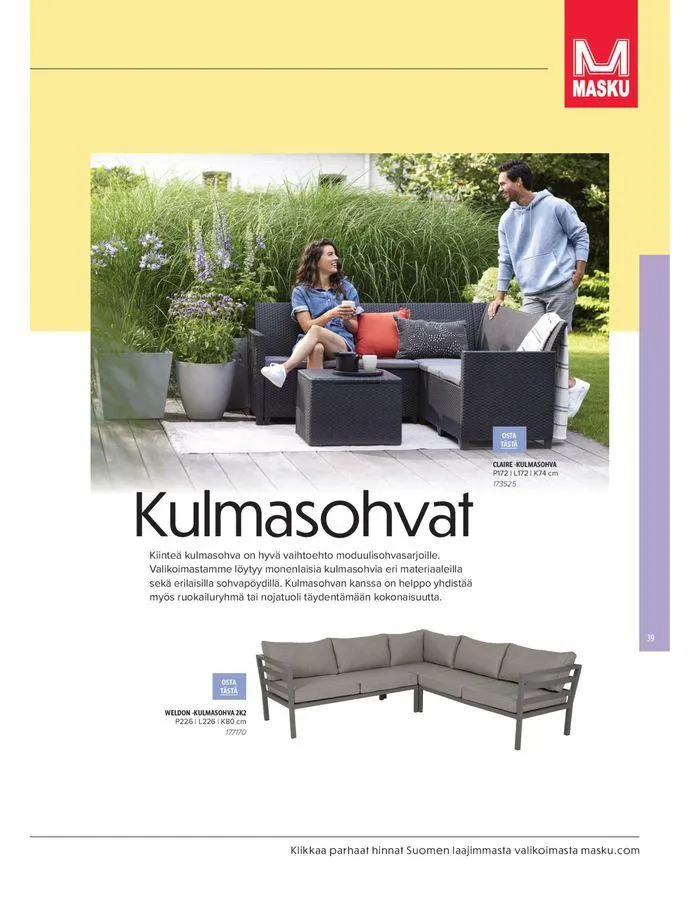 Kesa 2024 voimassa alkaen 20. maaliskuuta - 31. elokuuta 2024 - Tarjouslehti sivu 39