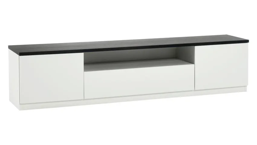 COMBO tv-taso Valkoinen/musta
