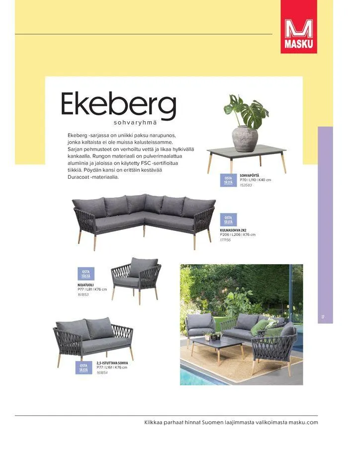 Kesa 2024 voimassa alkaen 20. maaliskuuta - 31. elokuuta 2024 - Tarjouslehti sivu 17