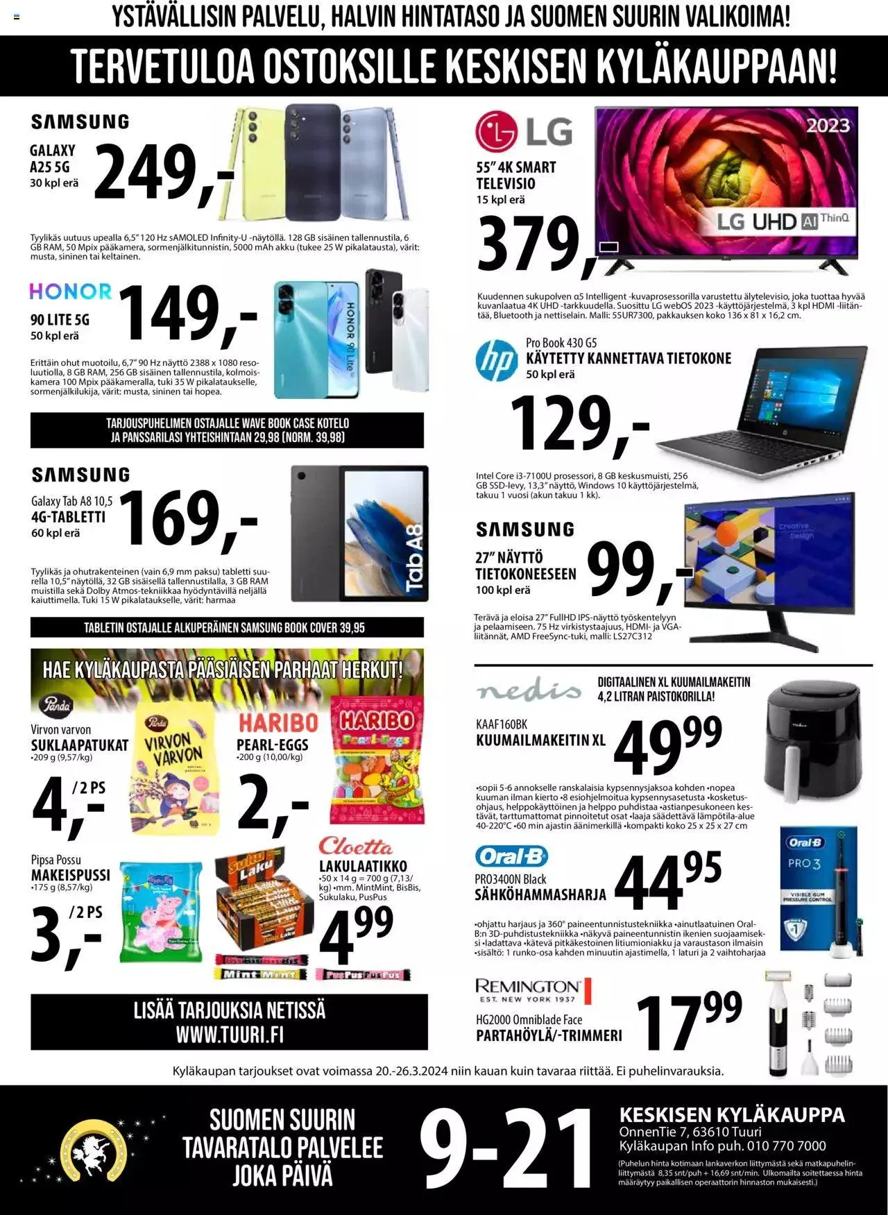 Tuuri tarjoukset voimassa alkaen 20. maaliskuuta - 26. maaliskuuta 2024 - Tarjouslehti sivu