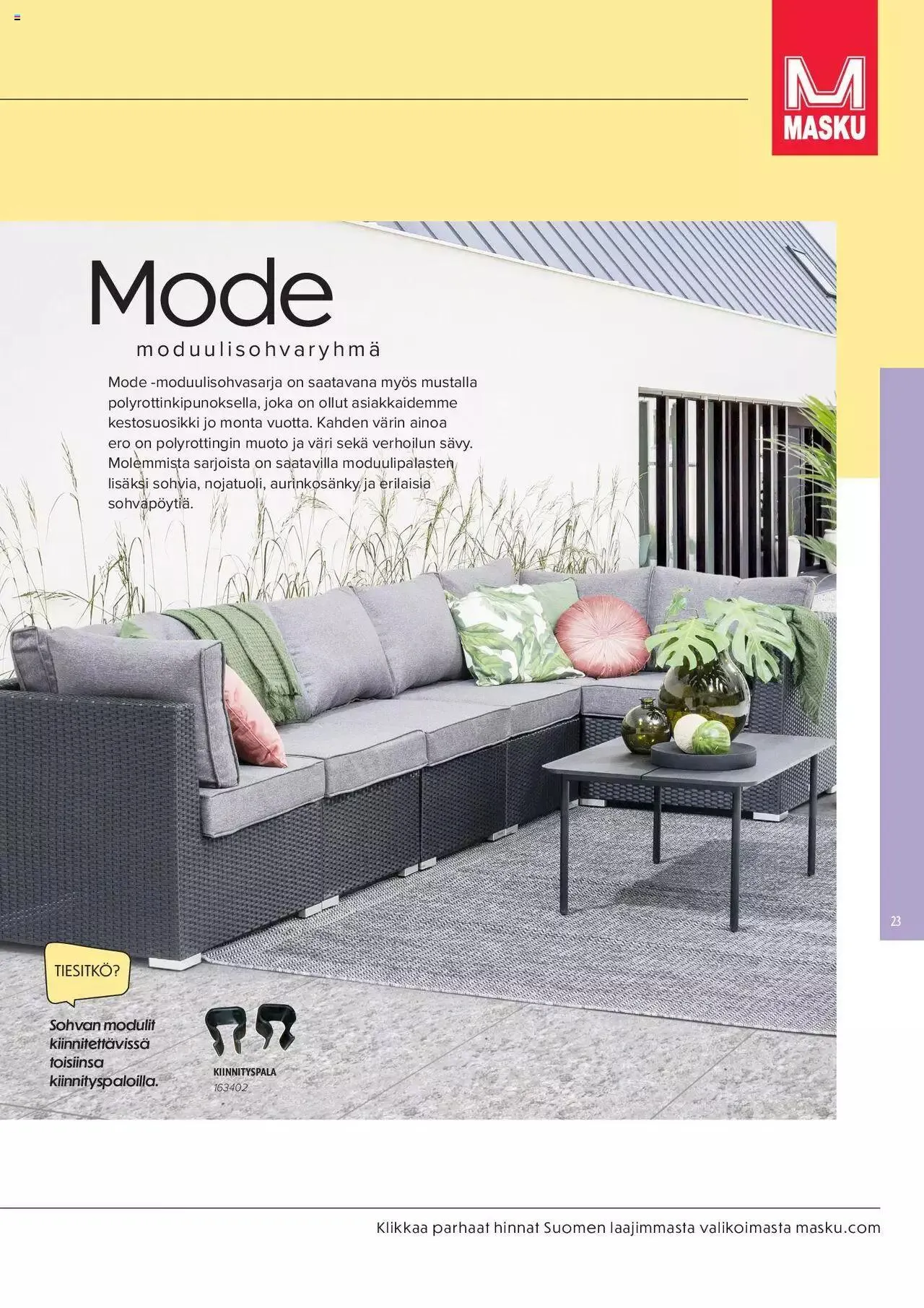 Masku tarjoukset - KESÄ 2024 voimassa alkaen 1. huhtikuuta - 31. joulukuuta 2024 - Tarjouslehti sivu 23