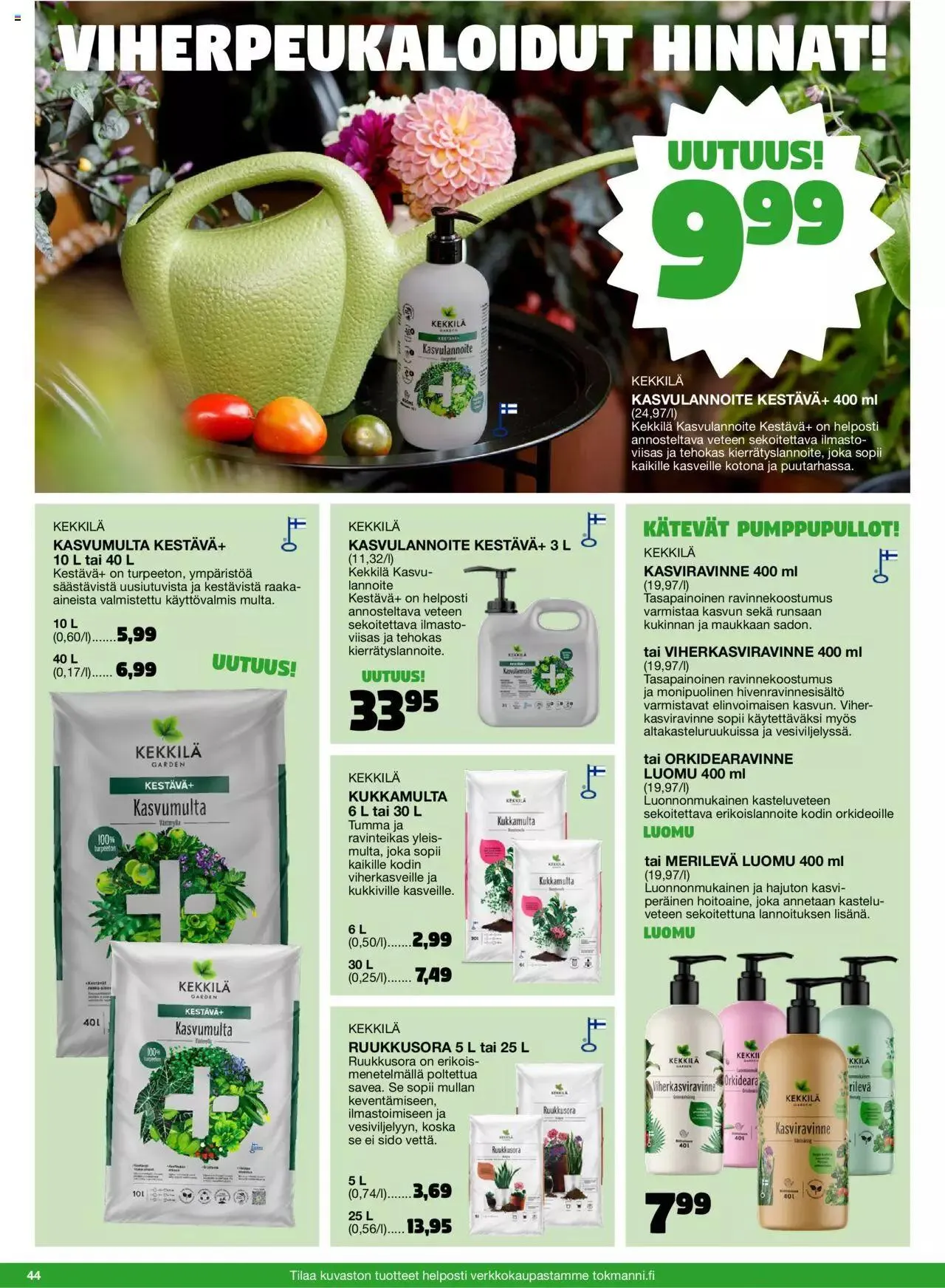 Tokmanni - Kesä 2023 voimassa alkaen 17. huhtikuuta - 31. joulukuuta 2023 - Tarjouslehti sivu 44