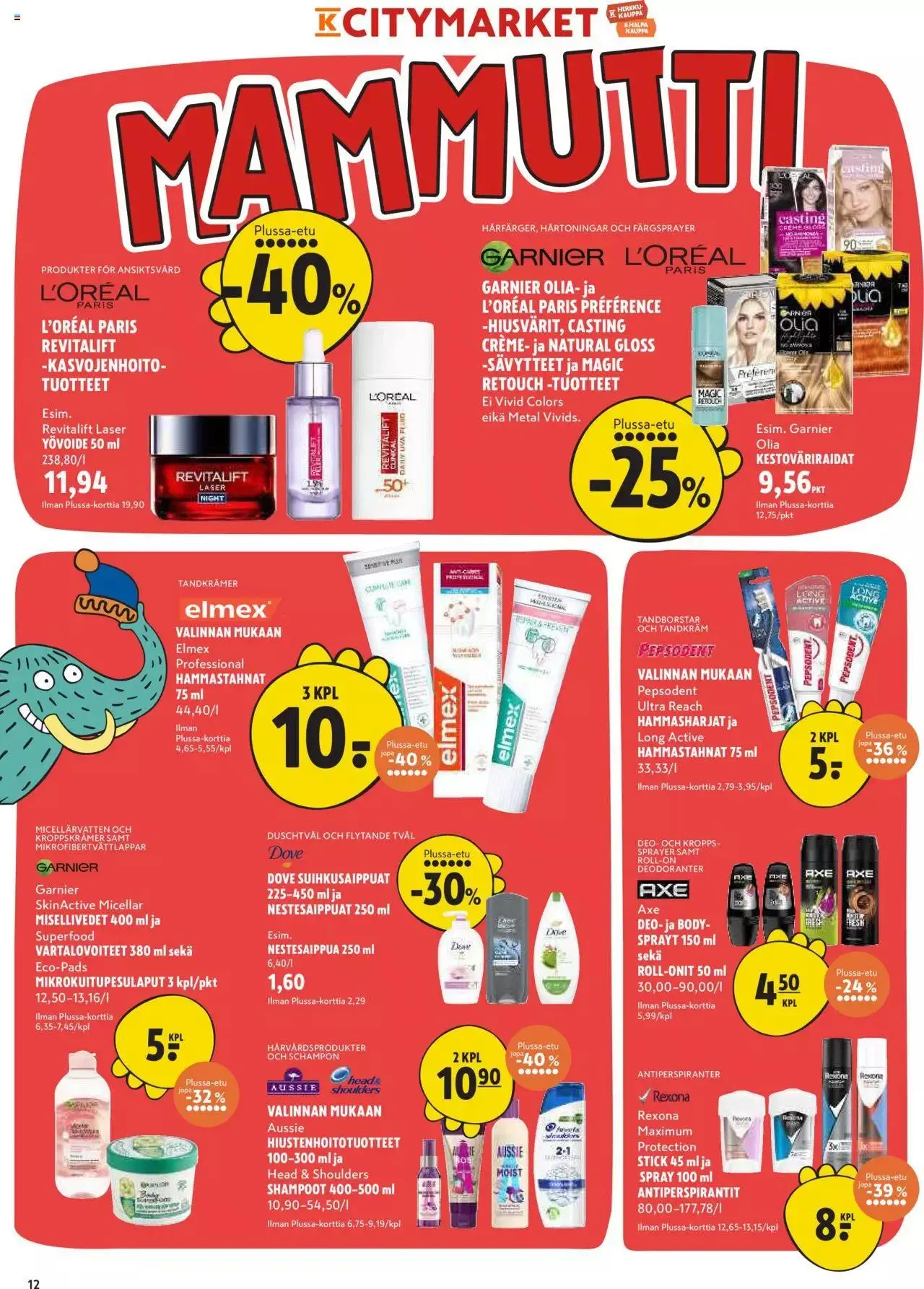 K-Citymarket - Tarjoukset voimassa alkaen 12. lokakuuta - 22. lokakuuta 2023 - Tarjouslehti sivu 12